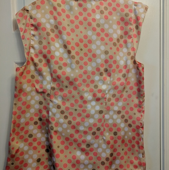 Apostrophe Polka Dot Sleeveless Shirt - Picture 2 of 8